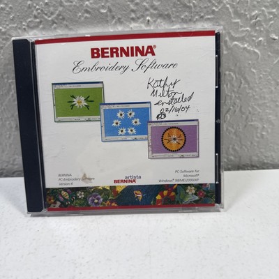 Bernina Embroidery Software CD - Version 4