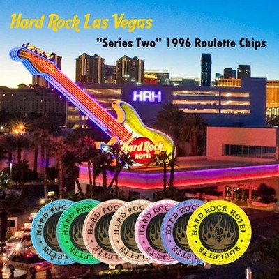 Full Color Set Hard Rock Roulette Chip 1996