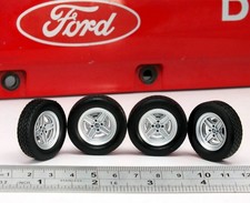 1:18 SunStar Ford Escort RS FOUR SPOKE MeXico CONCAVE WHEELS SET MODIFIED RS2000