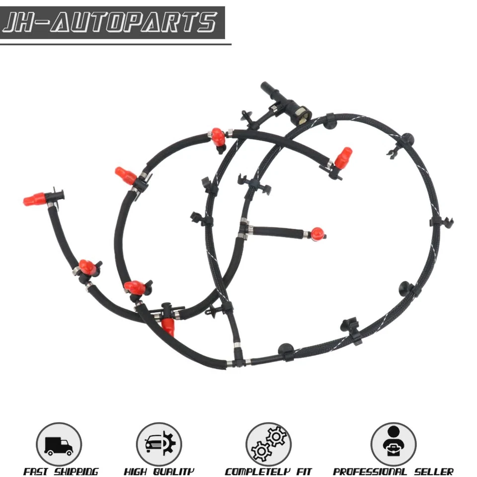 Línea de retorno de inyector de combustible para Ford F-250 F-350 F-450 F-550 Super Duty 2011-2016 Foto 2 de 4