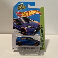 (B9) Hot Wheels HW Workshop HW Ford Transit Connect 210/250 Blue