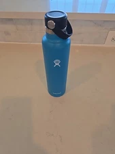 Hydro Flask 24oz Standard Mouth Water Bottle Insulated w/ Flex Lid Pacific Blue