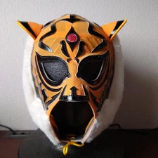 Tiger Mask Yagiri Private Mask Orange Mesh Long Nose Used