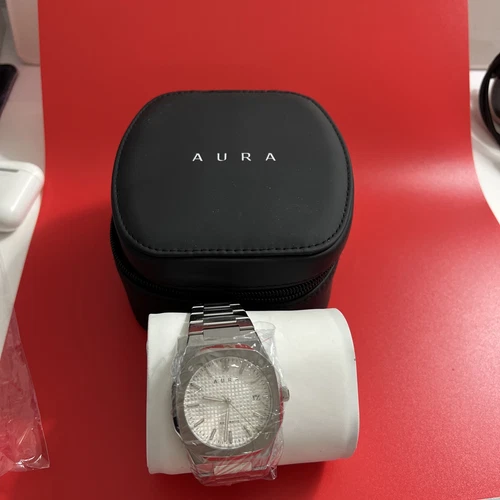 Men's Aura Date 001 Steel/White - 40mm