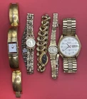 Lot of 5  Estate Vintage Ladies Watches, Seiko -untested