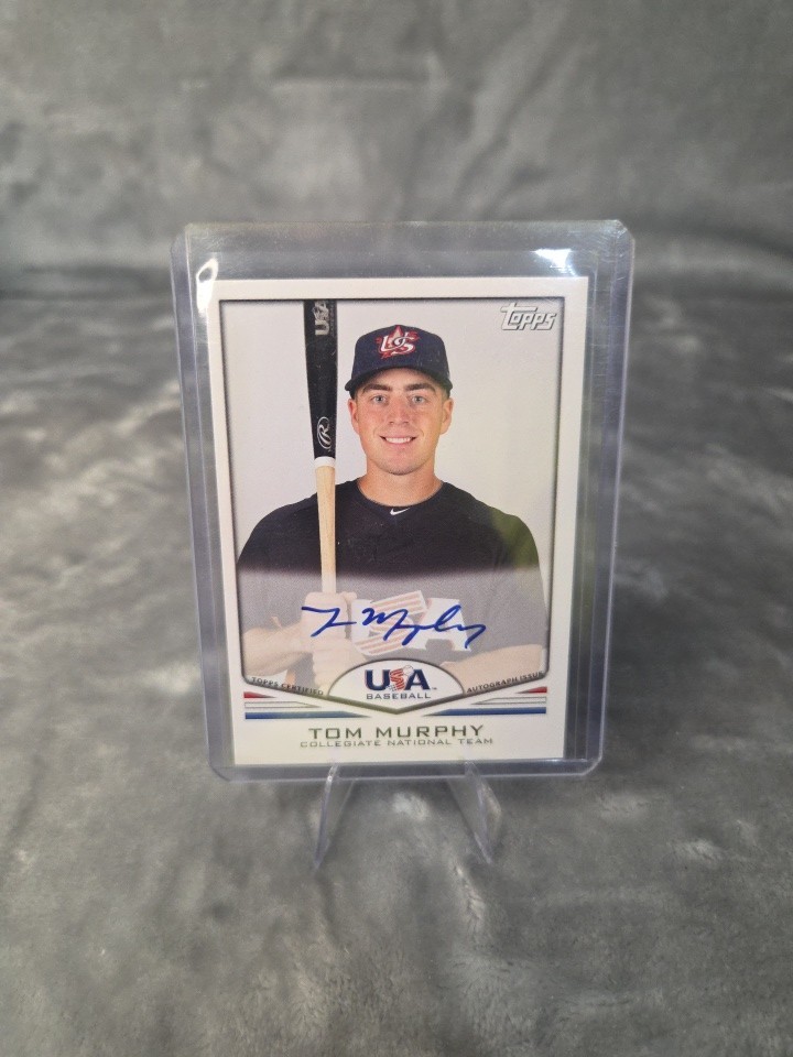 2011 Topps USA Baseball Tom Murphy Auto #USA-A16 USA Autographs Catcher Giants