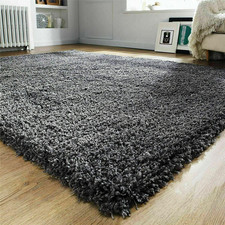 EXTRA THICK HEAVY 5CM PILE SOFT SHAGGY RUGS MODERN AREA RUGS BEDROOM HALL RUGS (