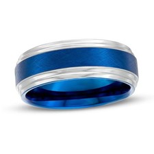 zales 8mm tungsten mens wedding band 7