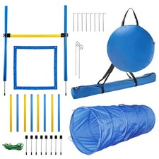 PAWISE Dog Agility Training Equipment, Complete Dog Obstacle Course Kit with