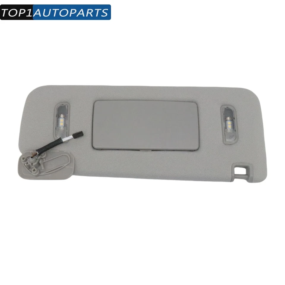 Parasol lateral derecho gris con luz para Chevrolet Silverado 1500 Suburban 15-2019 Foto 4 de 4