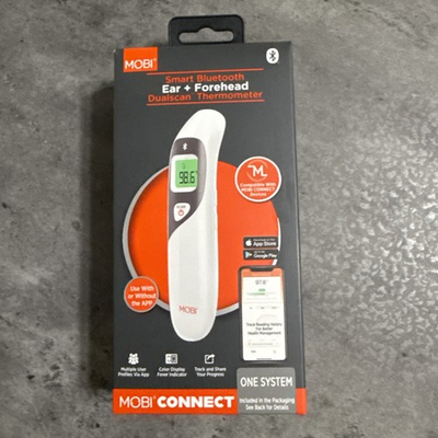 #ad #ad Mobi Smart Bluetooth EarForehead Dualscan Thermometer JPD FR403 *NEW SEALED BOX $15.00