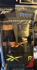 Reebok 4 Pack Performance Boxer Briefs Size M
