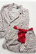 Vintage 90  s Liz Wear Button Jacket  Shorts Matching Set 10P Paisley Print