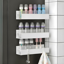 3Pack Magnetic Baby Bottle Organizer for Refrigerator,Space-Saving Storage
