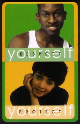10m Minority AIDS Project  Respect Yourself, Protect Yourself  Telefonkarte