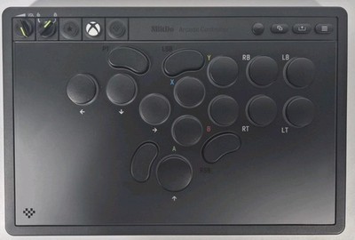 8BitDo All-Button Wireless Arcade Controller for Xbox and Windows Black