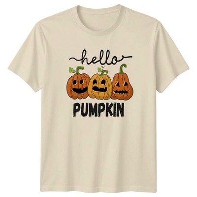 Hallo Kürbis T-Shirt Kürbisgesichter Halloween Halloween Geschenk für Sie und Ihn