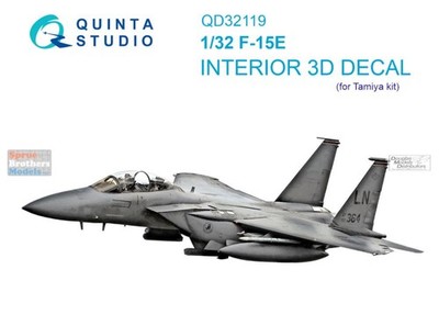QTSQD32119 1:32 Quinta Studio Interior 3D Decal - F-15E Strike Eagle (TAM kit)