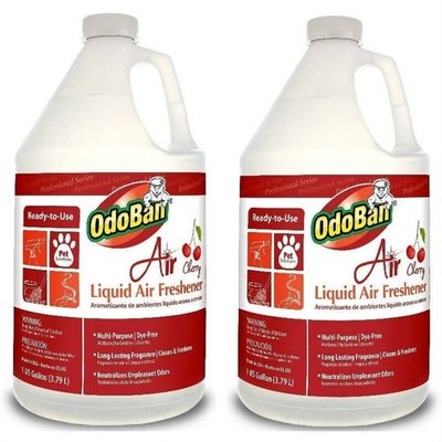 2-Pack 1 Gallon Cherry Professional Cleaning Ready-to-Use Liquid Air Freshener
