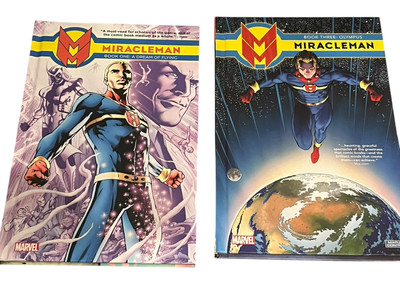 Miracleman Hardcovers Book 1 & 3 + Free Bonus Marvel Comics