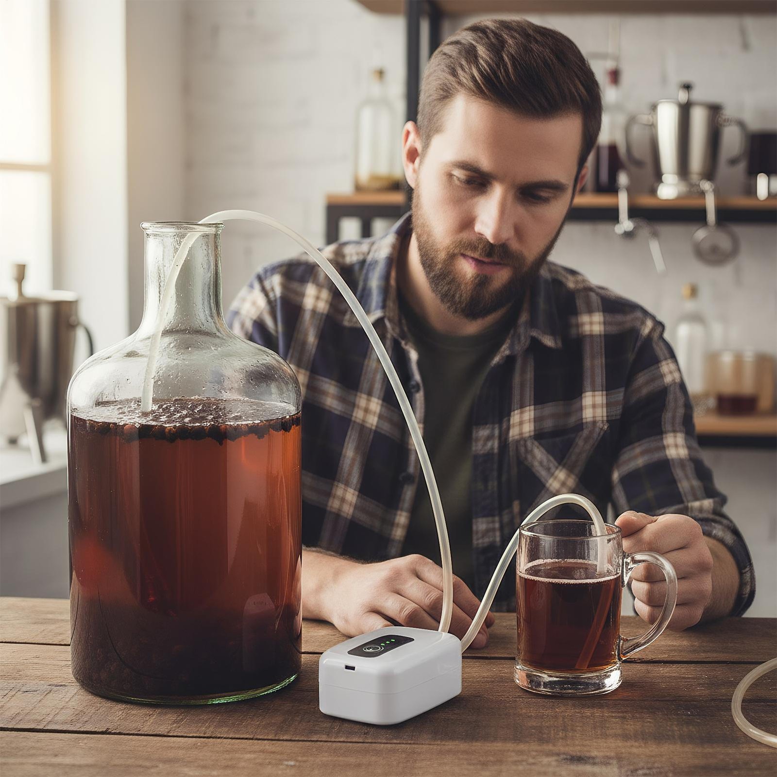 Siphon for Wine Making Food Grade Homebrewing Equipment Kit Auto Siphon