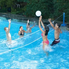 Swimline Cross Pool Volleyball for In-ground Swimming Pools