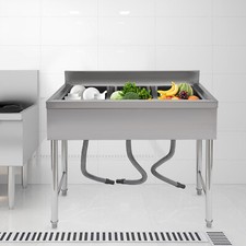 304 Stainless Steel Kitchen Sink, 3 Bowls Kitchen Bar Sink, Kitchen Bar Sink