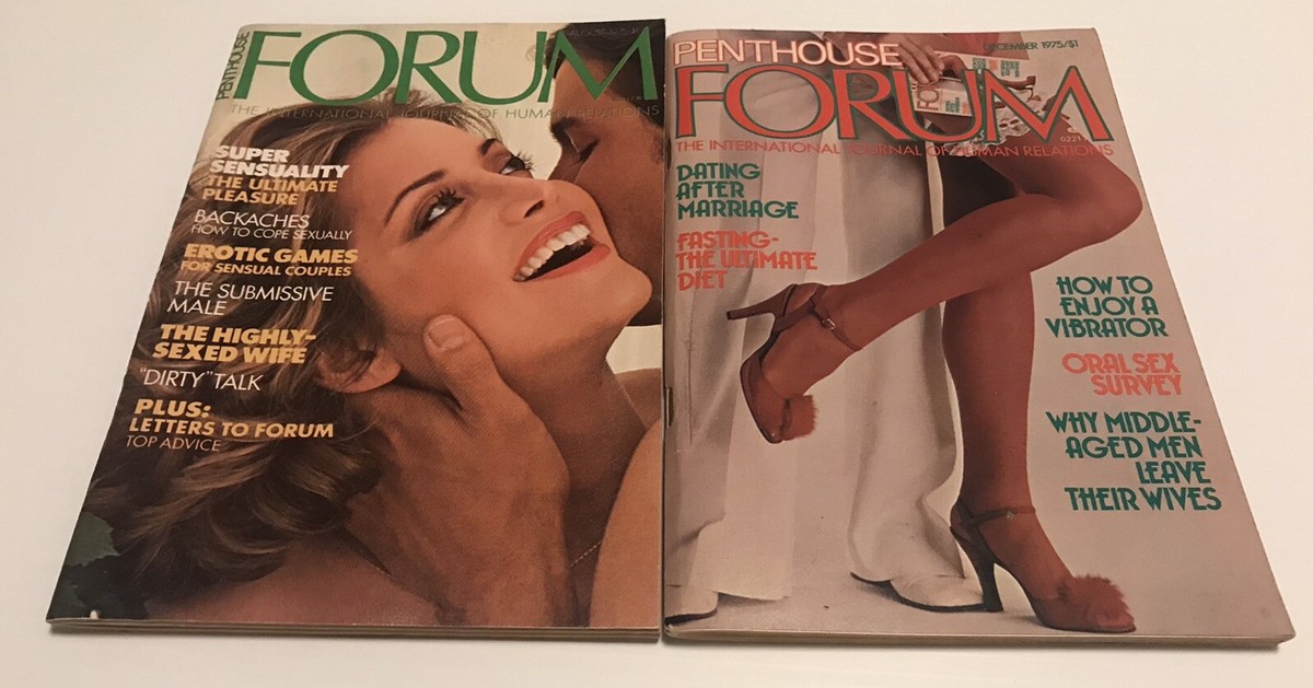 2 Vintage Penthouse Forum Magazines Dec 1975, Aug 1976 / Brand New  Condition | eBay