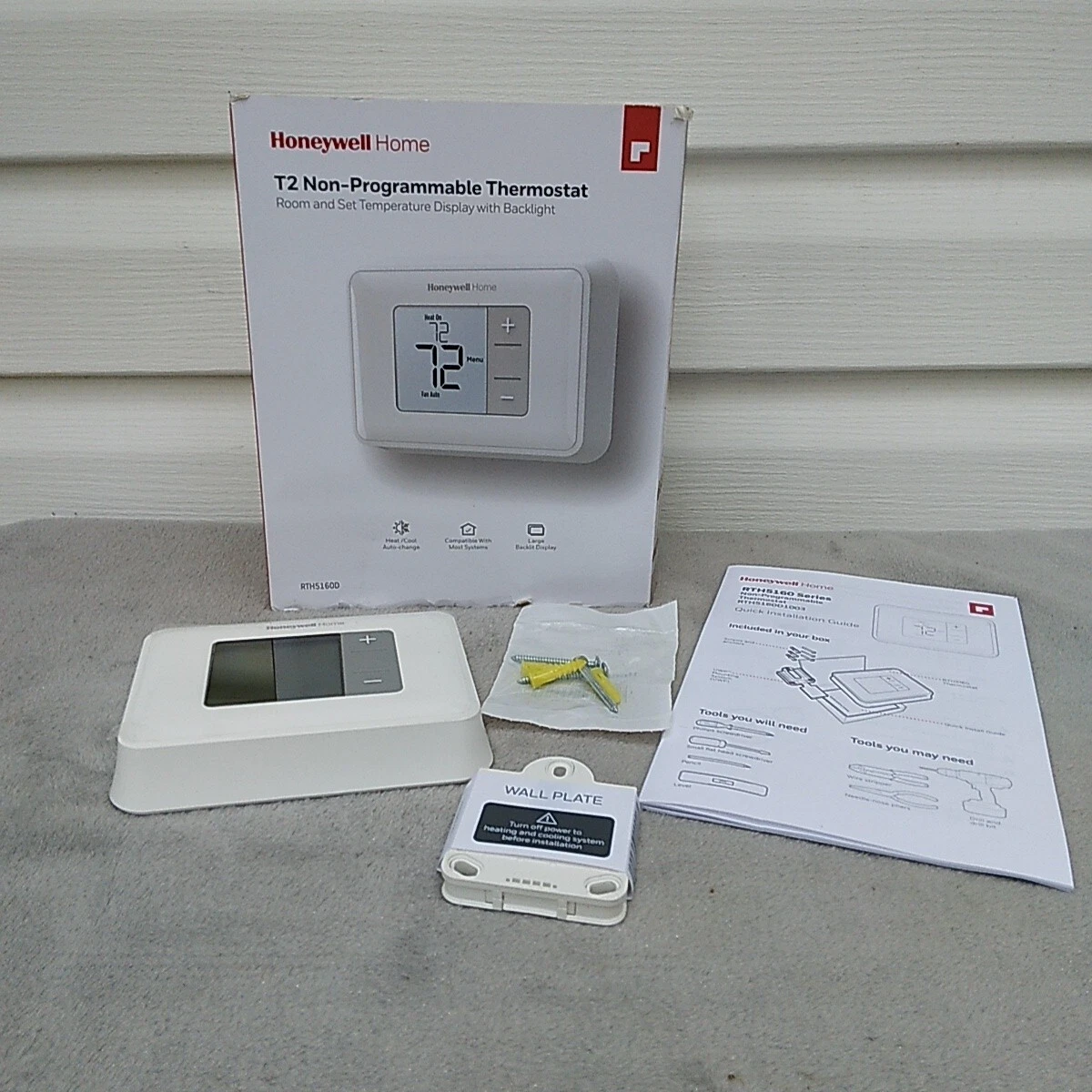 Honeywell RTH5160 Non-Programmable Thermostat 85267461450 | eBay