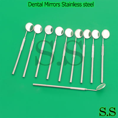Set of 24 PCS Professional Dentist DENTAL MOUTH MIRROR #5 w/ HANDLE INSTRUMENTS