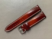 Brown Genuine Cowhide Skin Leather Watch Strap Band 10..17 18 19 20 21 22 2326mm