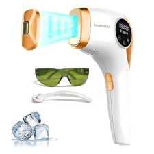 YAMANGU IPL Laser Hair Removal Device, Permanent Painless for Women and Men B...