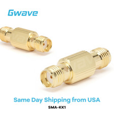 SMA Female to SMA Female Adapter, Gold Plated Beryllium Copper, DC - 18GHz
