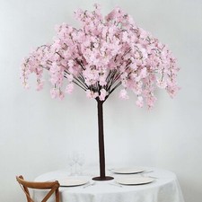 5 ft BLUSH Artificial Cherry Blossom TREE Detachable Metal Base Party Decoration