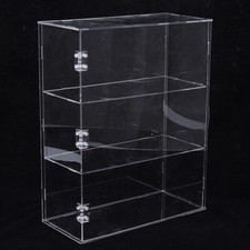 3-Tier Acrylic Bakery Pastry Clear Display Case Dessert Display Shelf with Door