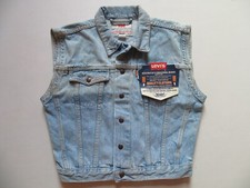 Levi's Weste Jeansweste Gr. 8, 132, NEU ! Oldschool Vintage Denim, ORANGE TAB !