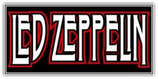 Led Zeppelin Logo Sticker Car Bumper Decal - 3'', 5'', 6'' or 8''