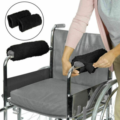 1 Pair Wheelchair Armrest Pads Arm Rest Cover Office Chair Arm Pads Soft Winter