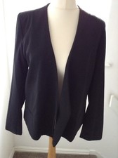 Forever Unique "vanity" Black Size 12 Jacket Open Back Buckled Detail