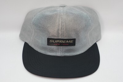 SUPREME SS15 METALLIC MESH COMPETITION 6 PANEL HAT BRAND NEW JORDAN DUNK KOBE
