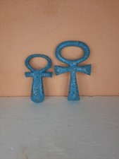 UNIQUE ANCIENT EGYPTIAN 2 Ankh Symbol Key of Life , Eye of Horus Symbol Protect