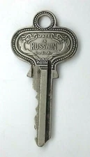 Key Vintage Russwin Double Dragon "U" Appx 2.25” Replacement Steampunk Locks
