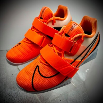 Nike Romaleos Weightlifting Orange Black CD3463-801 Men's