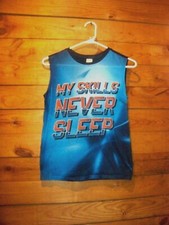 New The Children's Place Boys Blue Pajamas Size Large 10-12 NWOT  