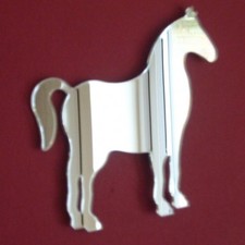 Cavallo Specchi a Forma Di Specchi Acrilici ( Varie Taglie Disponibili)