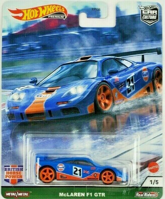 Hot Wheels 1 64 Mclaren F1 Gtr Vehicle Car Grj62 For Sale Online Ebay