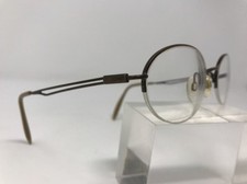 Esprit Eyeglasses 9092 Brown Metal Frame 48-20-135mm Half Rim I125