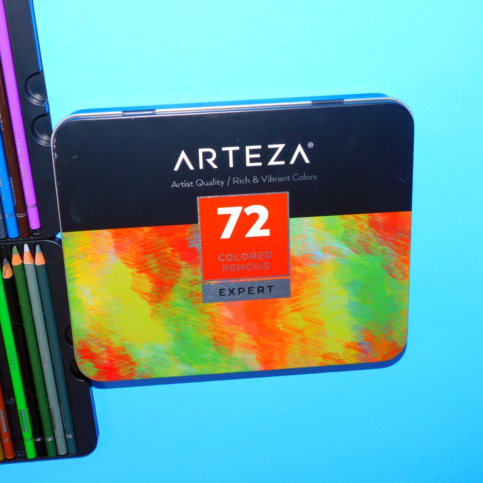 72 Rich & Vibrant Colors Missing One Pencil