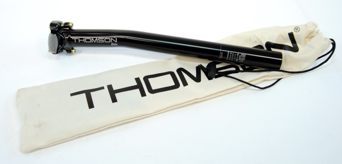 Thomson Elite Setback Seatpost 30.9 X 367mm Black Full for