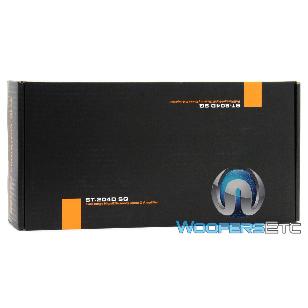 ZAPCO ST-204D-SQ 4-CHANNEL 1120W RMS COMPONENT SPEAKERS CLASS AB